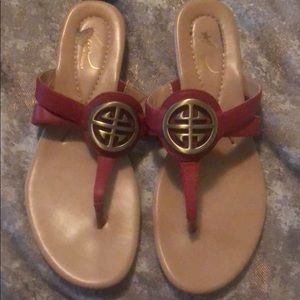 Kim Rogers thong sandals